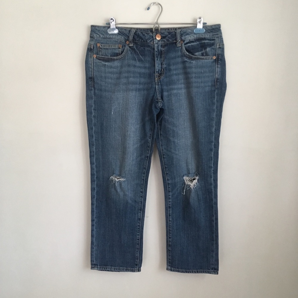 American Eagle Stretch Boyfit Jeans Size 10